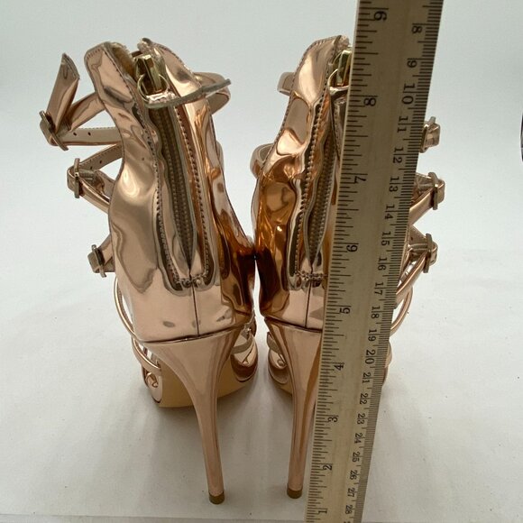 FSJ Women Sexy Strappy Gladiator Wedding Sandals High Heel Stiletto Shoes for Su - Picture 5 of 8